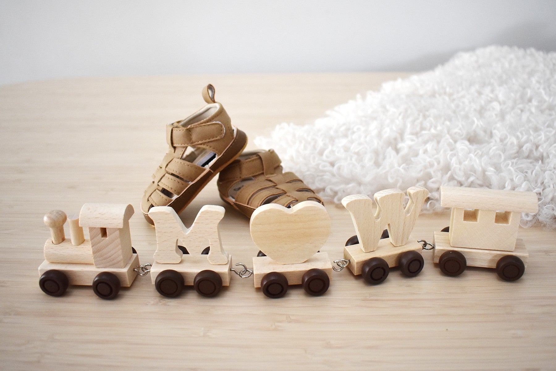 Alphabet Train – Letter M Wooden Carriage