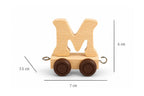 Alphabet Train – Letter M Wooden Carriage