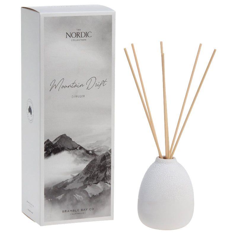 Nordic Mountain Drift Reed Diffuser – 150 ml | Bramble Bay Nordic Collection