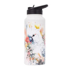 Native Blooms Cockatoo Insulated Water Bottle 950ml – Australian Flora & Fauna