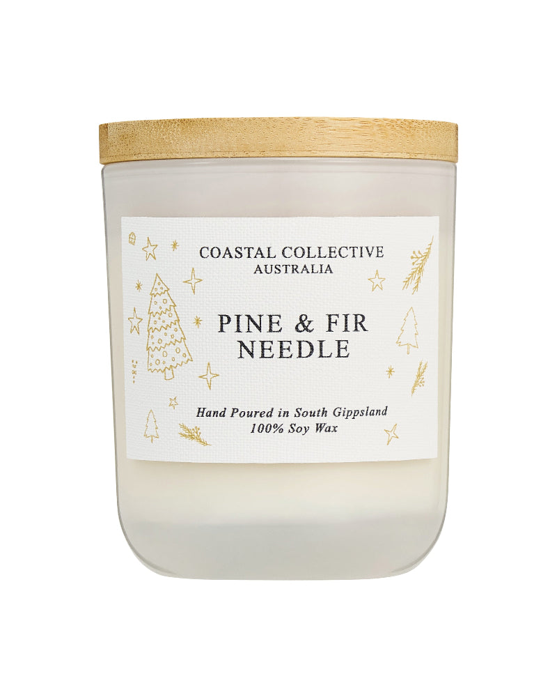Pine & Fir Needle Jar Candle – 200 g Soy Wax | Fresh Evergreen Forest Aroma