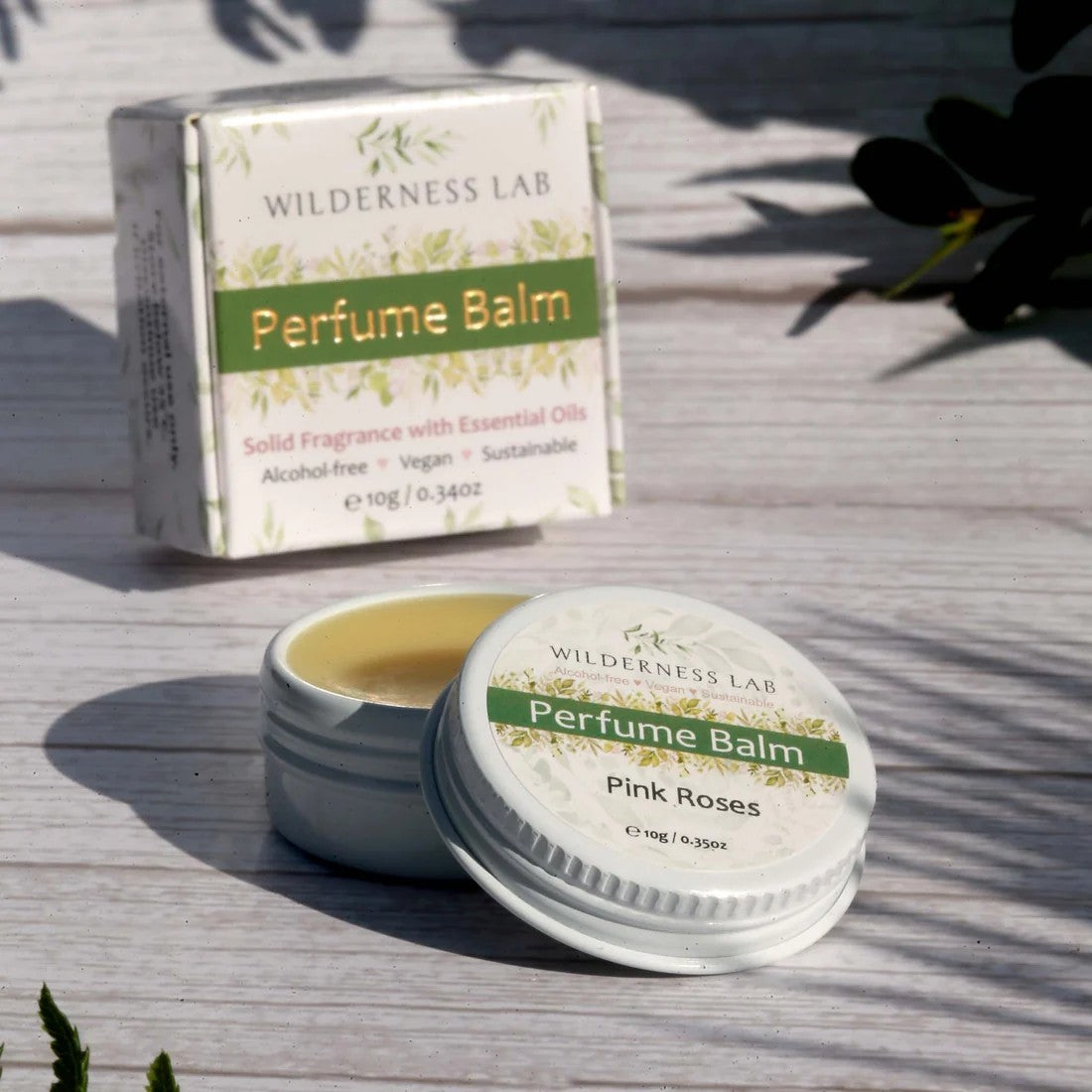 Pink Roses Solid Perfume – Natural Vegan Perfume Balm