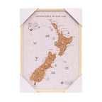 Caravan Travel Map-New Zealand Travel Map- 28cm x 38cm x 2cm