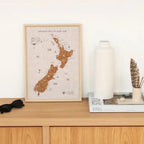 Caravan Travel Map-New Zealand Travel Map- 28cm x 38cm x 2cm