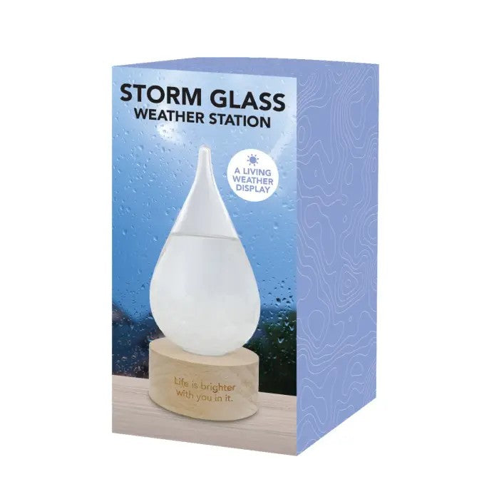 Father's Day Weather Station | Storm Glass Gift for Dad