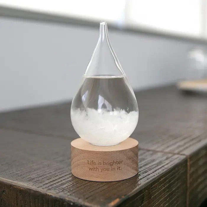 Father's Day Weather Station | Storm Glass Gift for Dad