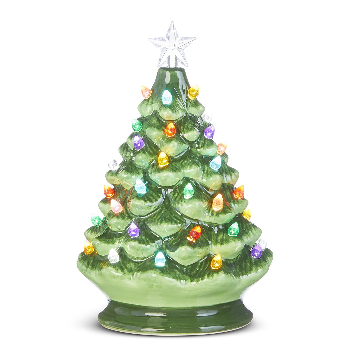 Vintage Lighted Ceramic Christmas Tree – 20cm | Christmas Déco